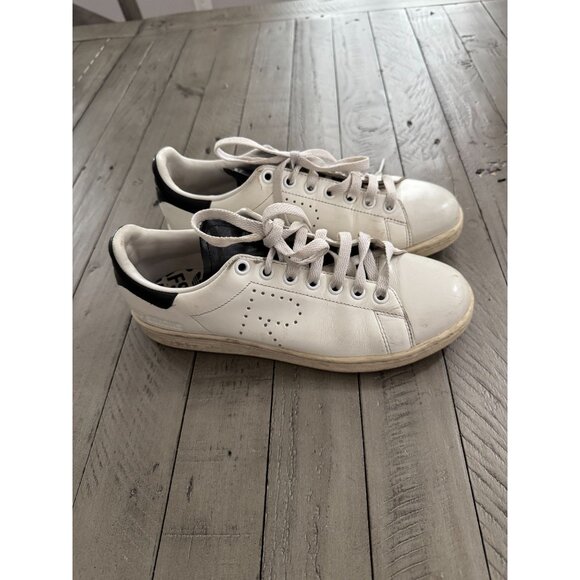 Raf Simons x Stan Smith Adidas Optic White Black 2017 Size 6 - Picture 1 of 8